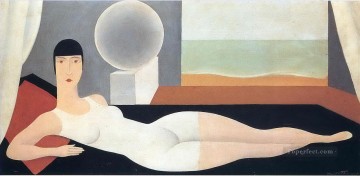 Abstracto famoso Painting - bañista 1925 surrealista